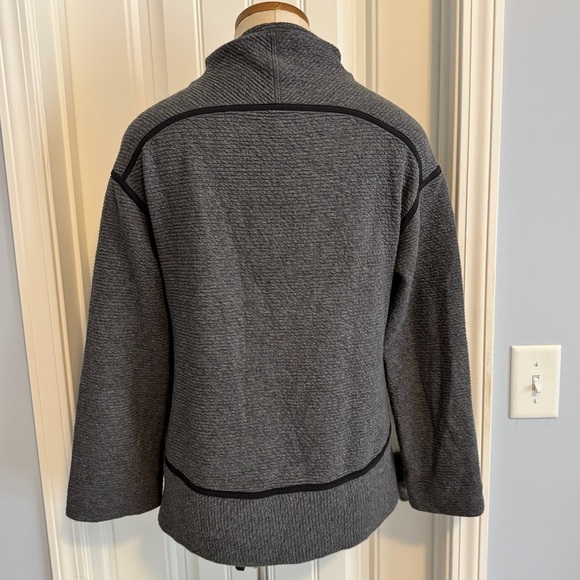 Lululemon 6 On Repeat Mock Neck Pullover Heathered Core Dark Grey Gray - Picture 3 of 8